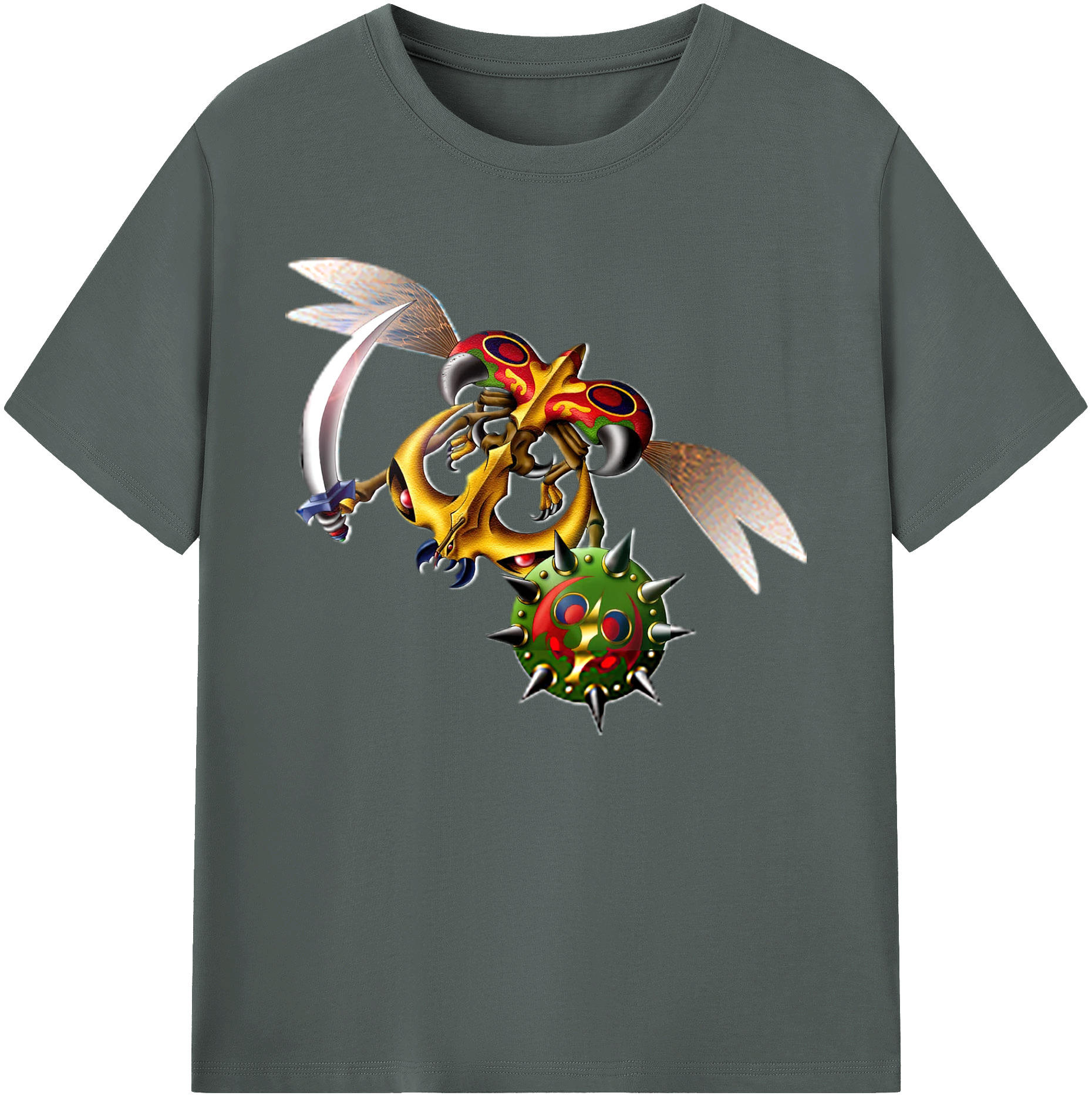 （画像用） 遊☆戯☆王 Yu-Gi-Oh! 綿100％ メンズ半袖Tシャツ｜肌触りやわらか＆通気性